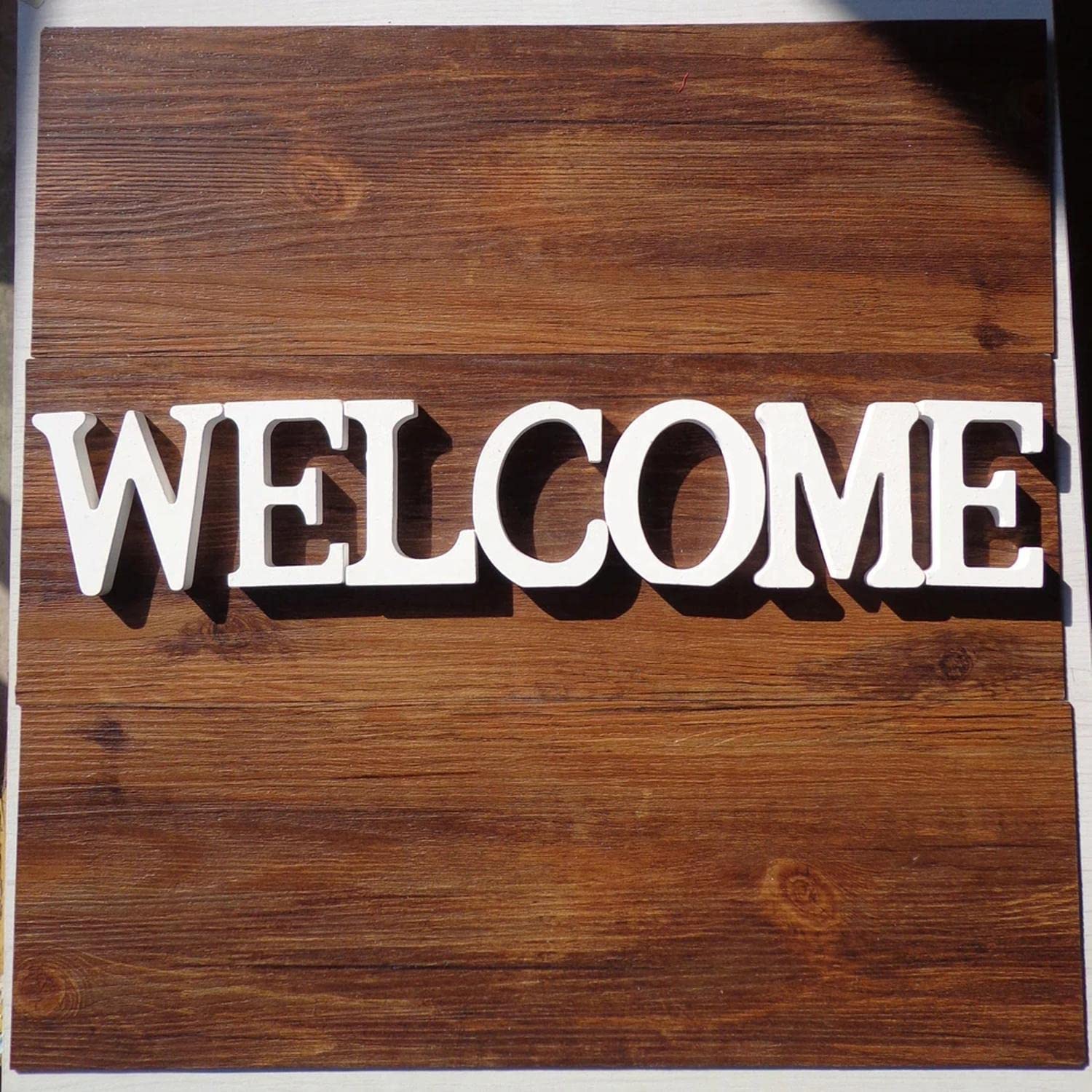 Kopper 24 - Lettera decorativa in legno bianco, 20 cm, 1,8 cm di spessore, lettere in legno da dipingere, per bambini, nome, caffè, matrimonio, compleanno, festa, casa, autoportante (J