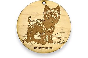 Ornament - Cairn Terrier Raw Wood