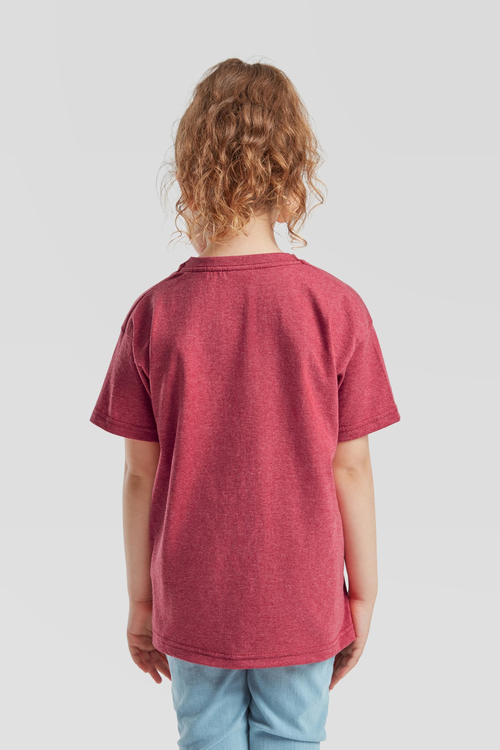 Fruit of the Loom 10er Pack Kids Valueweight T | Kinder T-Shirt aus 100% Baumwolle, robust, Rundhals für Schule & Freizeit + gratis MyShirt Stoffbeutel