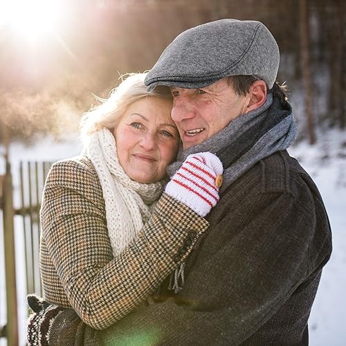 Miniatura 3 de SATINIOR 4 sombreros de Newsboy para hombre, gorras planas, sombrero irlandés, gorra de caza de taxista