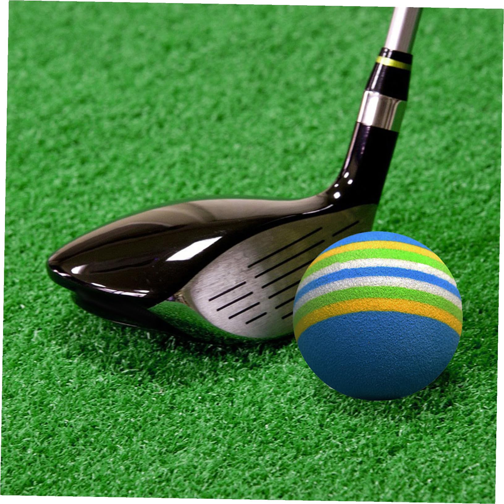 Tapete de Práctica de Golf Verde 5 Piezas Césped PP