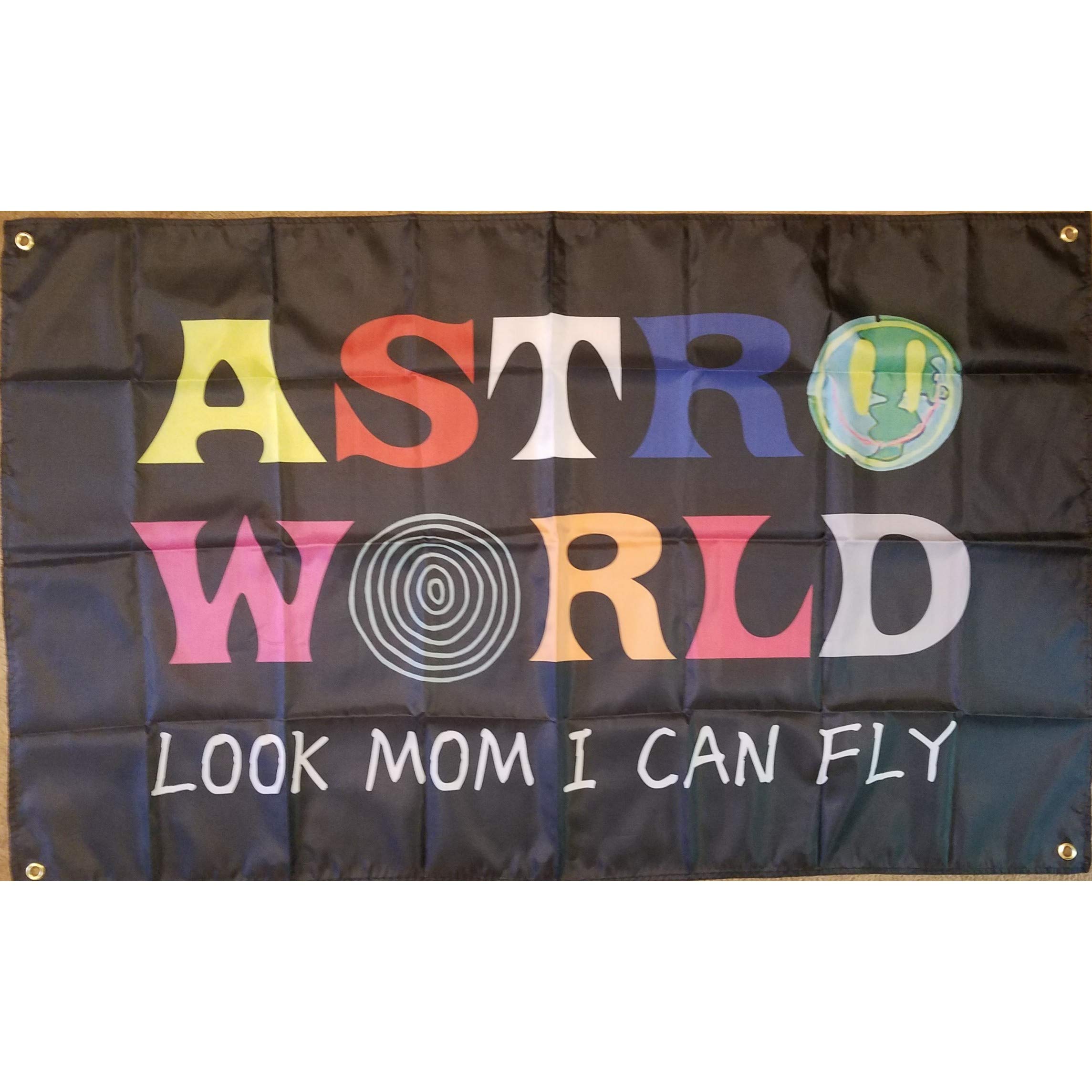 Banger - Astroworld Travis Scott Look Mom I Can Fly 3x5 Feet Flag Banner