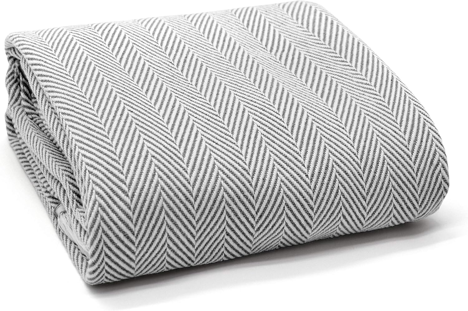 Velosso 100 Indian Cotton Large Herringbone Pattern Batten Throwover