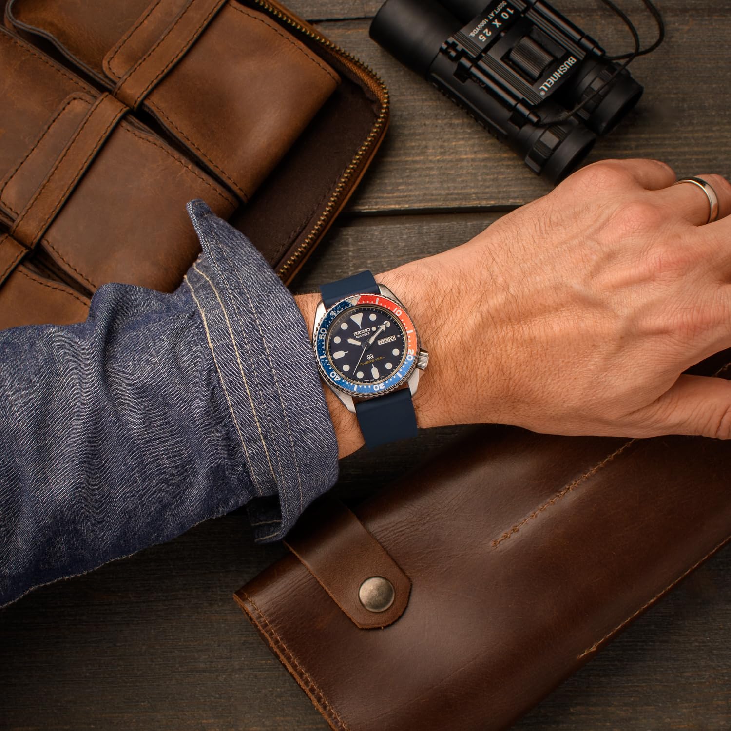 Archer Watch Straps Cinturino in silicone per orologio a sgancio rapido