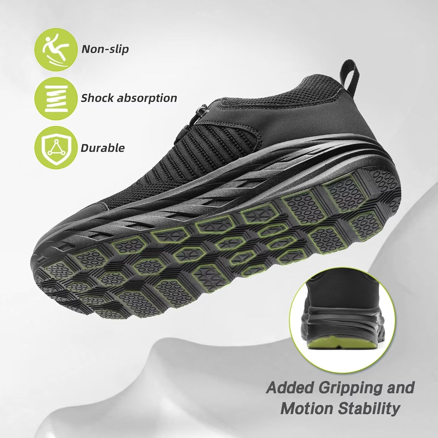 OrthoComfoot Men's Orthopedic Comfortable Diabetic Wide Shoes: Wide Toe Box Arch Support Plantar Fasciitis Sports Sneakers,Fashion Casual Hammer Toes Shoes for Foot and Heel Pain Relief - Image 8