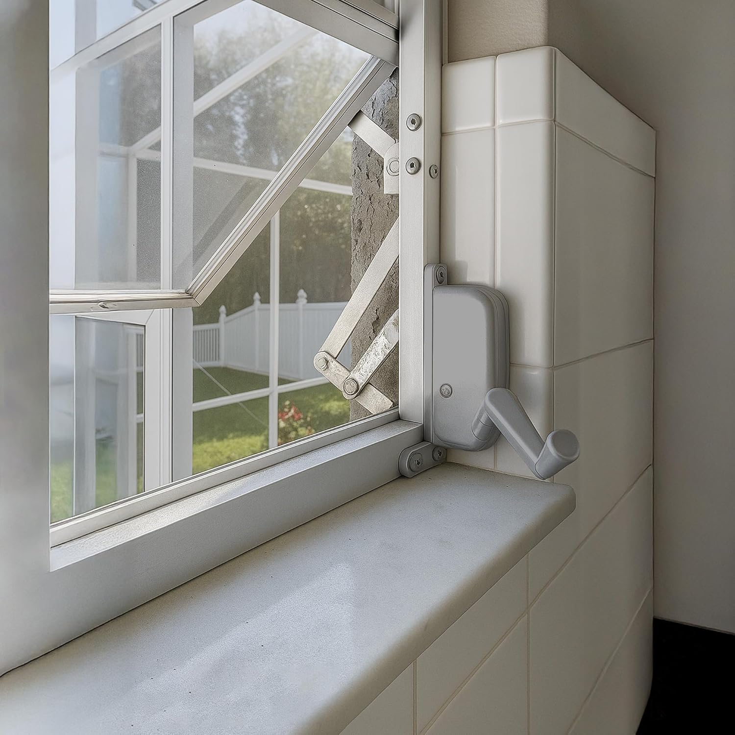 Brixwell 41-260p D Awning Operator Mill contemporary Style awO-039-LH-Ml straight Link Arm