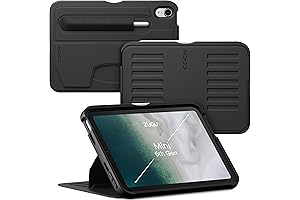 2021 iPad Mini 6 Rugged Protective Case with Built-in Apple Pencil Pocket