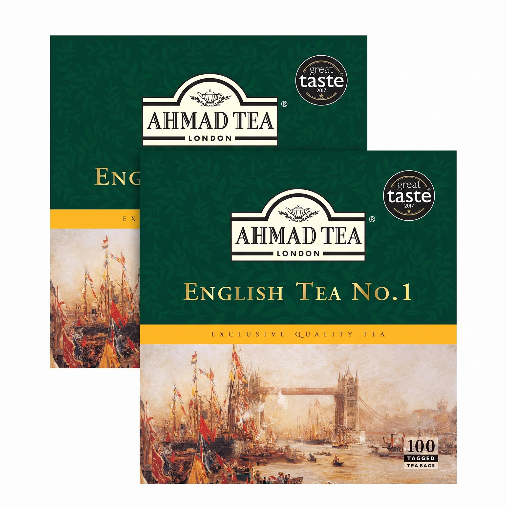Ahmad Tea Green Tea, Green Tea Teabags 100 ct - Caffeinated & Sugar-Free — Amazon image 12