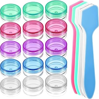 15 Pcs Sample Containers with Lid 2/3/5g Mini...