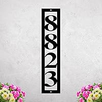 Vista 1 de Custom Address Marker, Metal Address Sign, Vertical House Number, Address Number for Mailbox18"-44