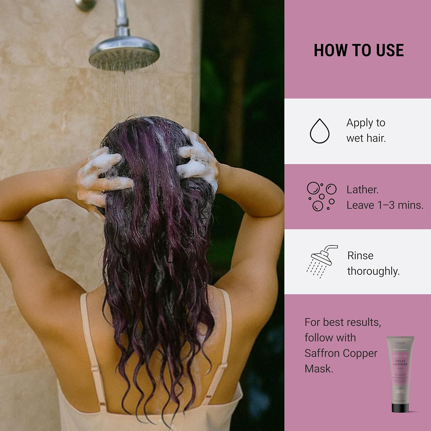 LAKMÉ Teknia Color Refresh Shampoo, Color Depositing Shampoo - Image 8