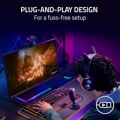 Miniatura 6 de Razer Seiren V3 Mini Micrófono USB Micrófono condensador - Patrón de captación supercardioide - Sensor de toque para silenciar con indicador LED -