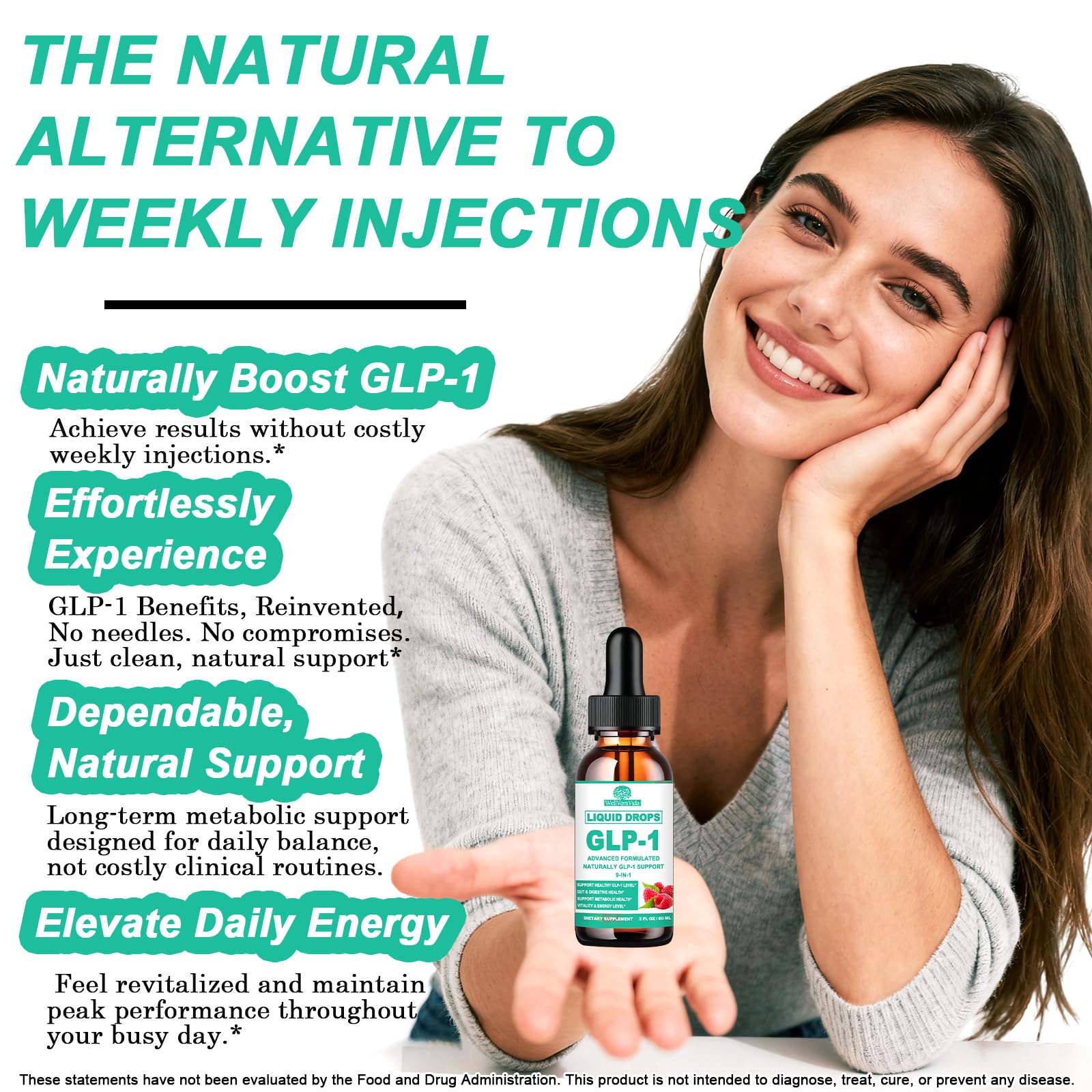 alternative to glp 1 injections Amazon.com: GLP-1 Supplements Drops