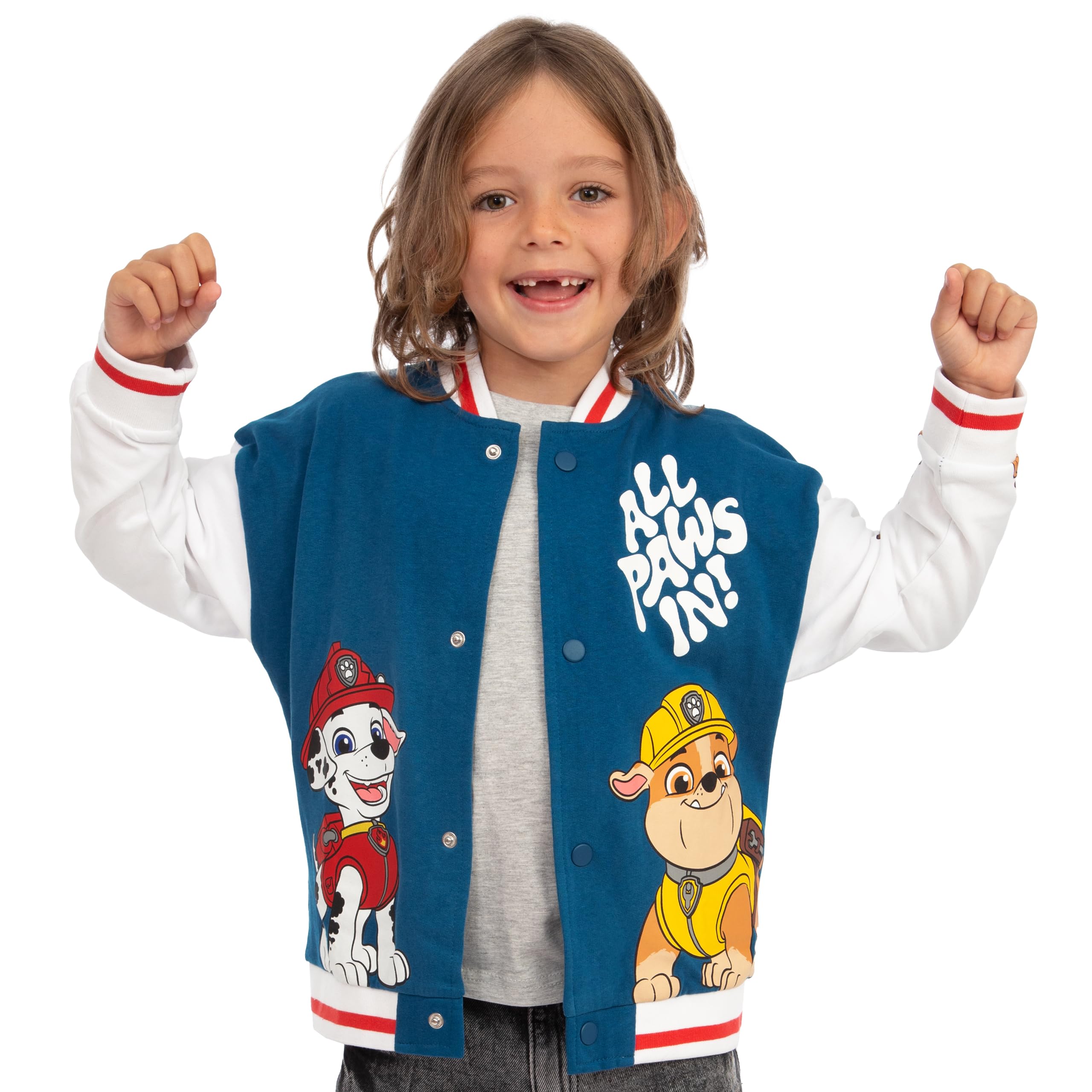 PAW Patrol Blouson Garçon Marshall Chase Rubble Veste Enfant Blouson Bombardier