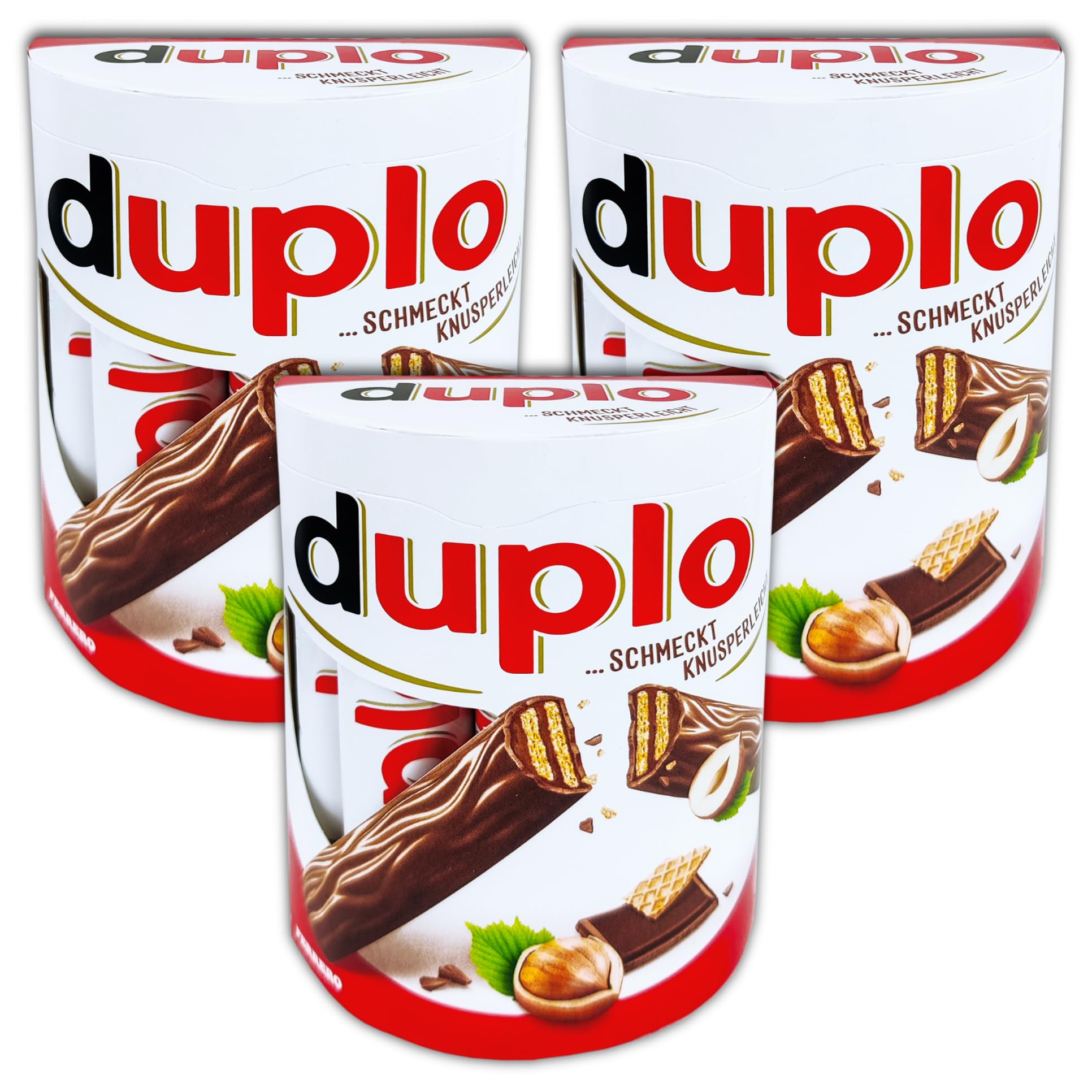 Ferrero Duplo - Juego de 3 barras de chocolate (182 g)