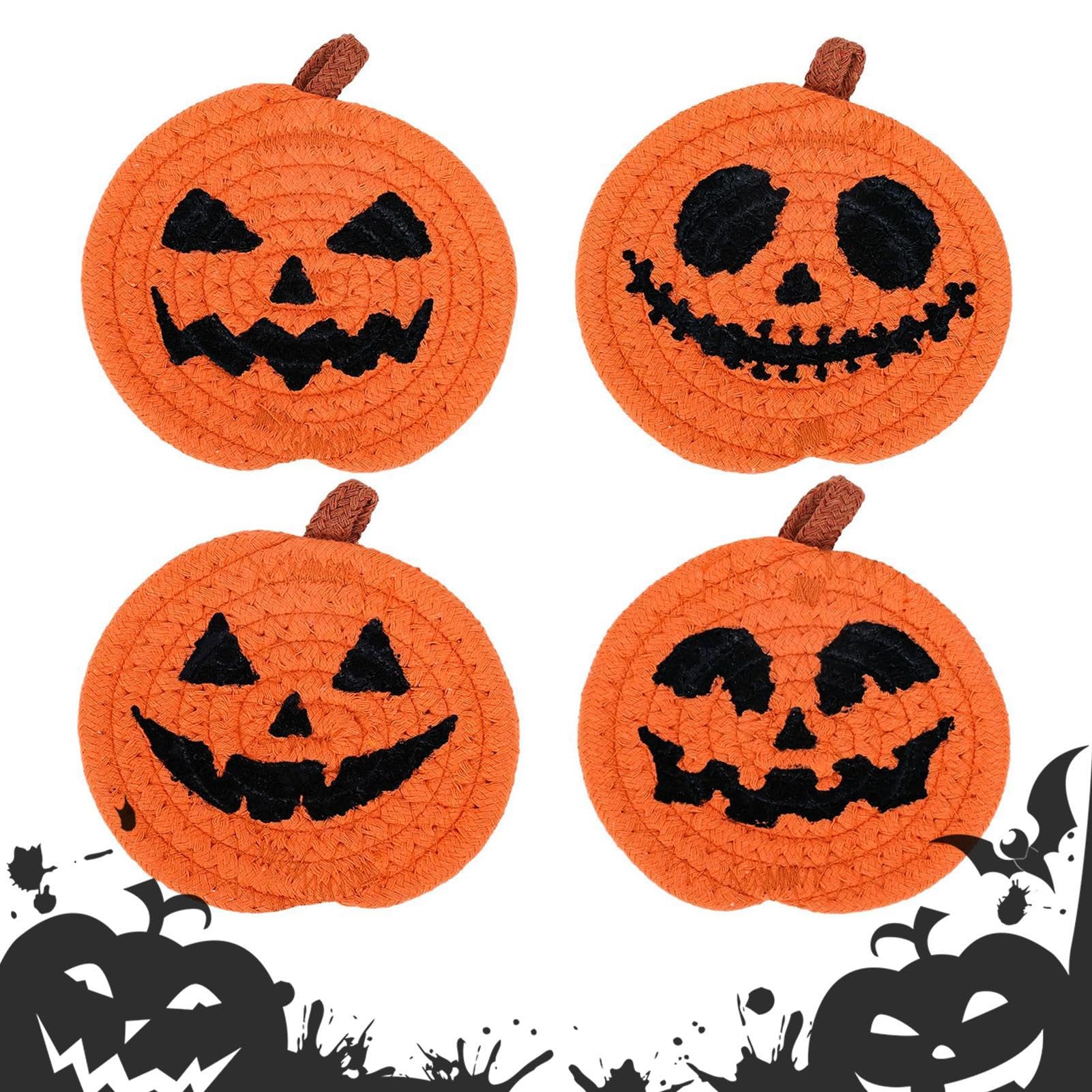 Amazon｜パンプキンドリンクコースター、ハロウィンコースター