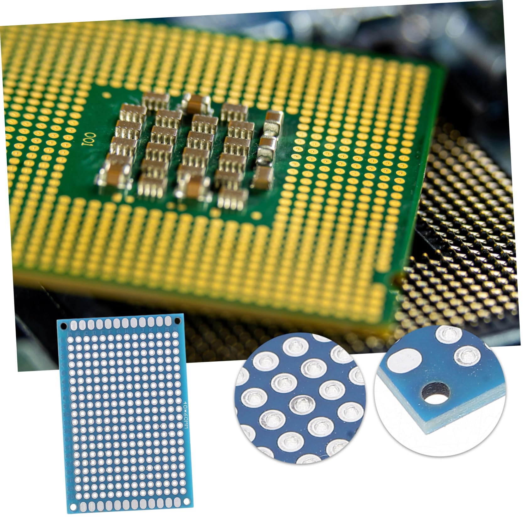 50 Pcs Tablero Perforado Pcb Universal De Circuito Baquelita NIYANGLE