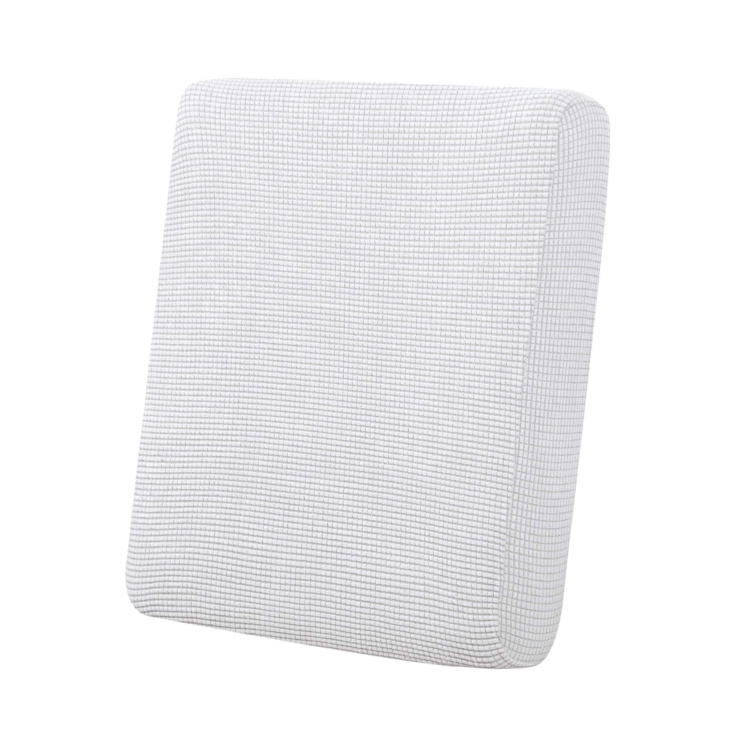 Easy-Going Stretch Cushion Cover Sofa Cushion Furniture Protector Sofa Seat Sofa slipcover Sofa Cover Soft Flexibility with Elastic Bottom(Chiar Cushion,Snow White)