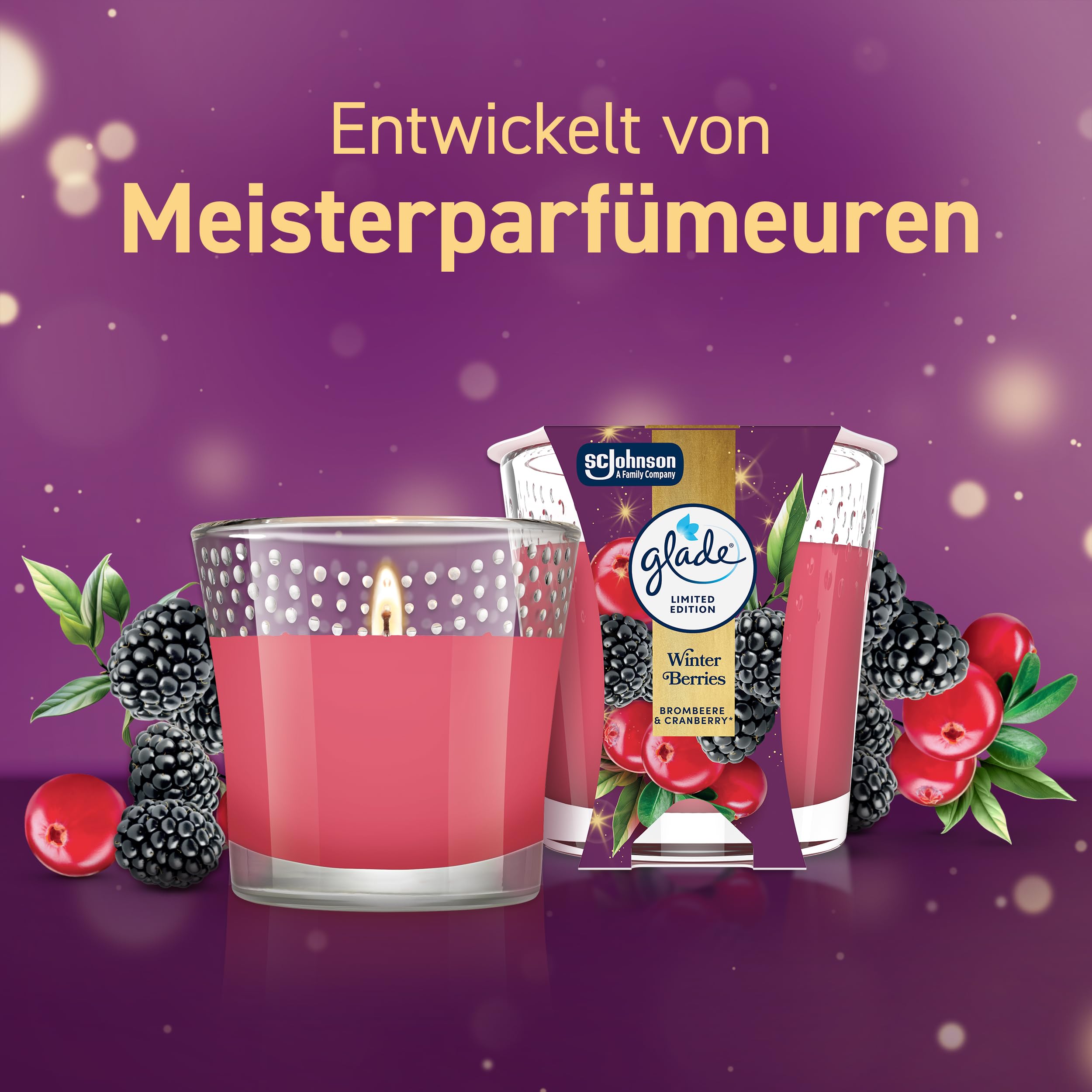 Glade Duftkerze Winter Berries
