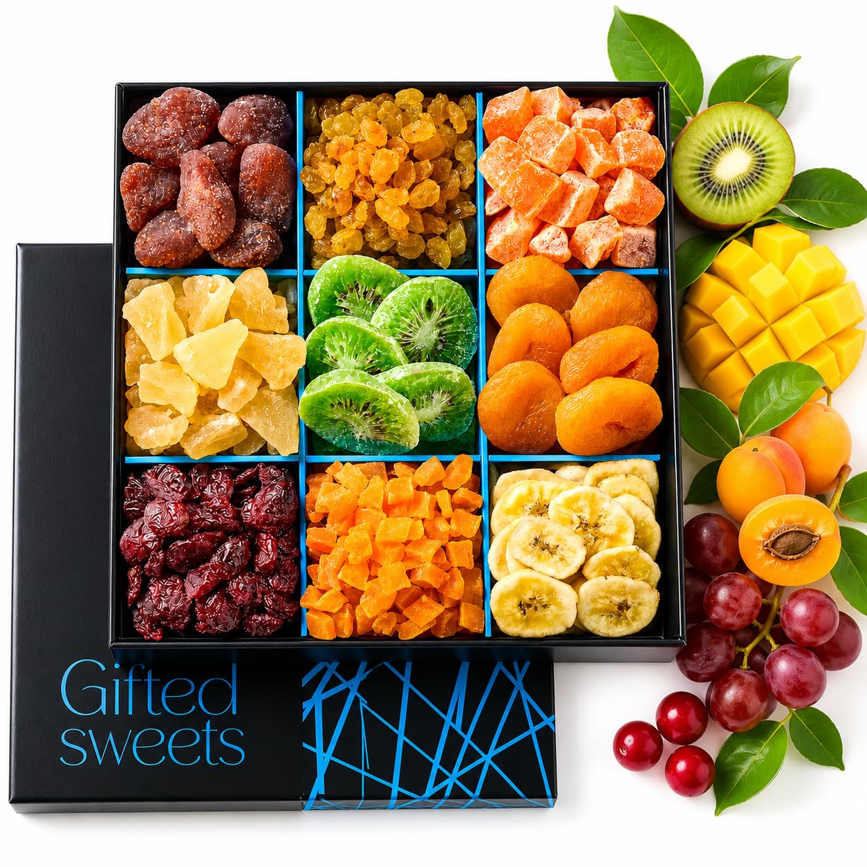 Dry Fruit Platter - Dry Fruit Gift Tray - Healthy Gift Basket