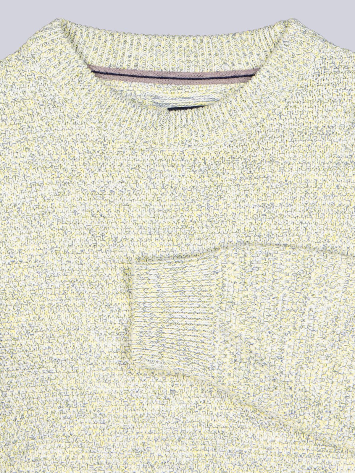 engbers Herren Pullover Rundhals, Gelb