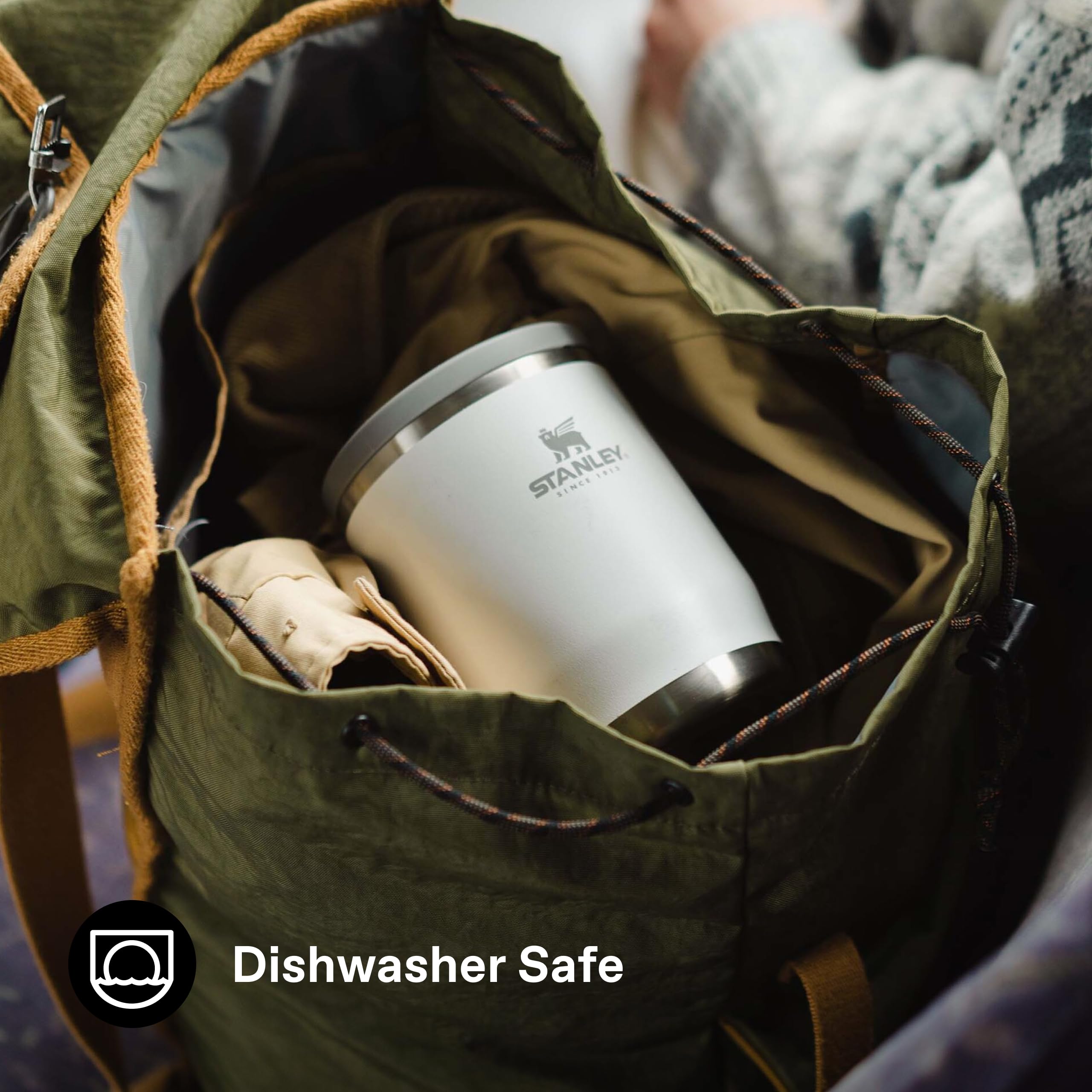 STANLEY 1913 Adventure To-Go Thermos Alimenti 0.53L - Mantiene Caldo/Freddo Per 6 Ore - Antigoccia - Contenitore Termico per Alimenti - Lavabile In Lavastoviglie - Senza BPA - Frost