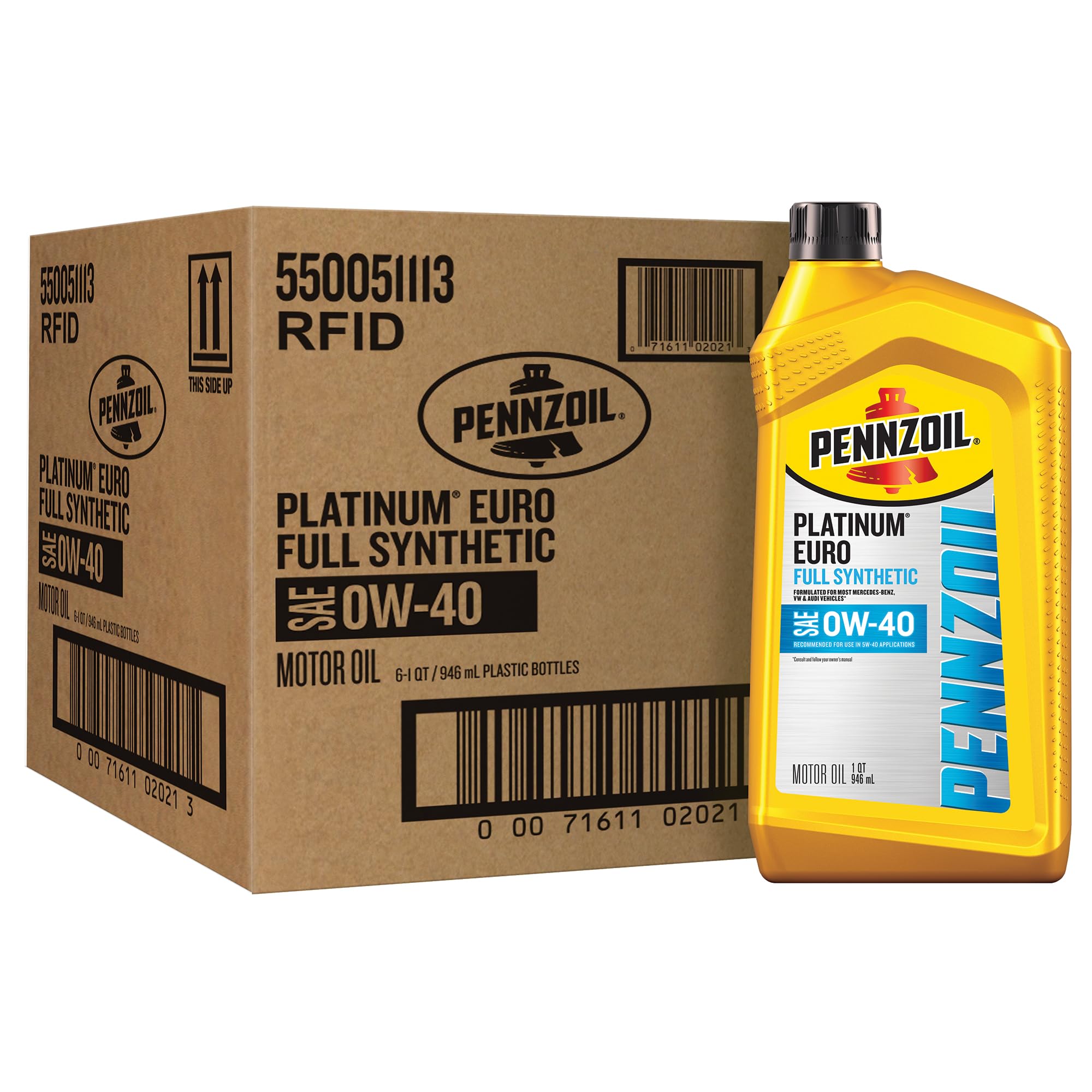 Amazon.com: Pennzoil Platinum Euro Full Synthetic 0W-40 Motor Oil
