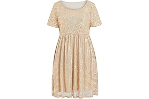 Sequin Plus Size New Years Eve Dress