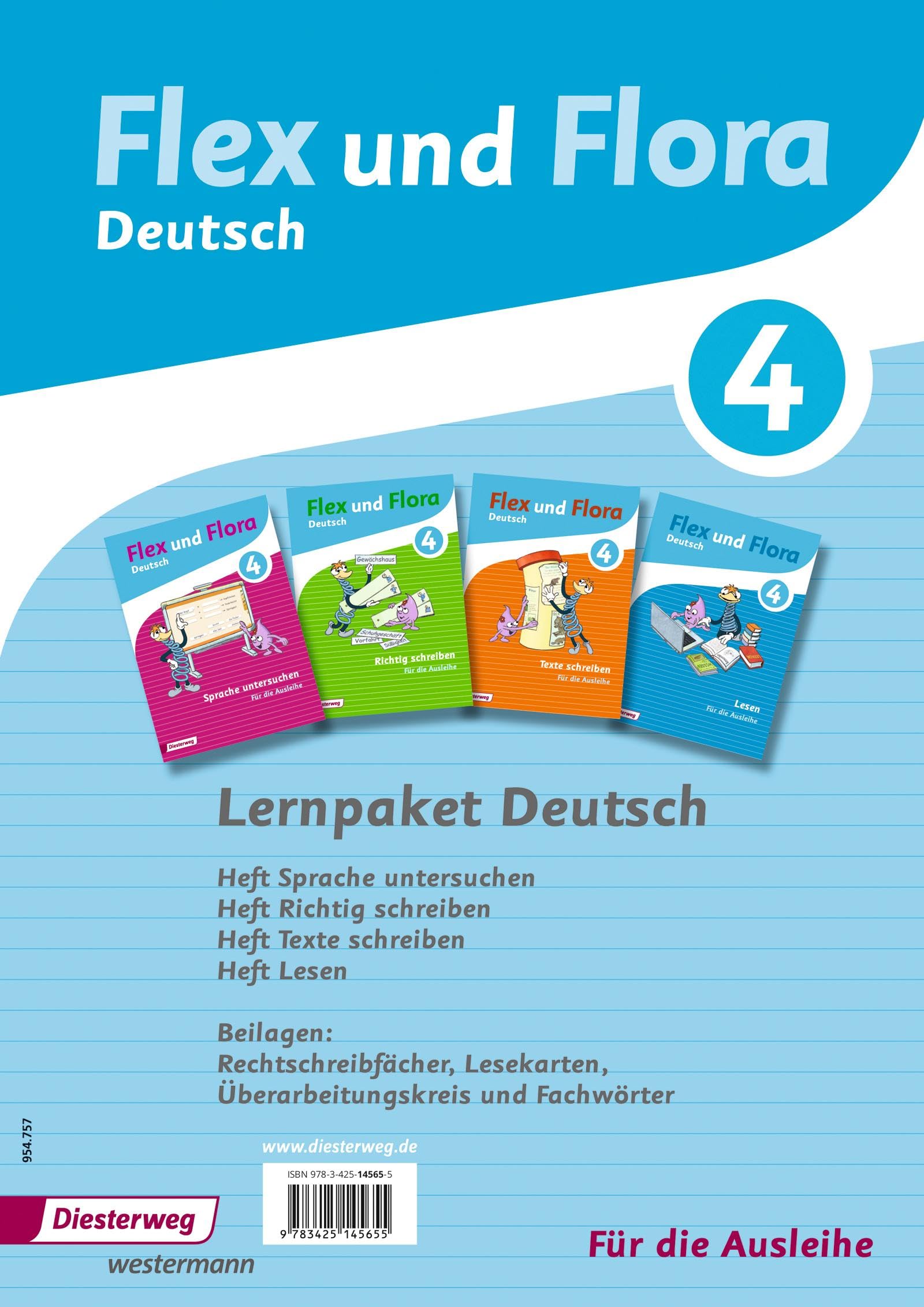 Flex und Flora. Paket Deutsch 4: Für die Ausleihe: Ausgabe 2013