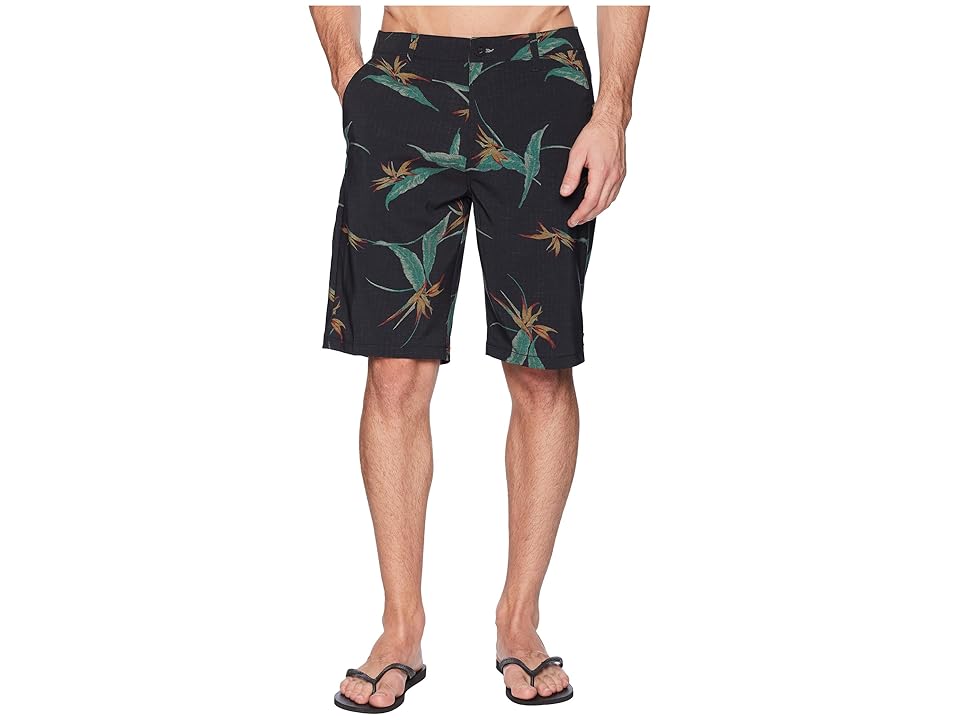 

Rip Curl Mirage Phase Boardwalk Walkshorts (Black/Black) Men's Shorts