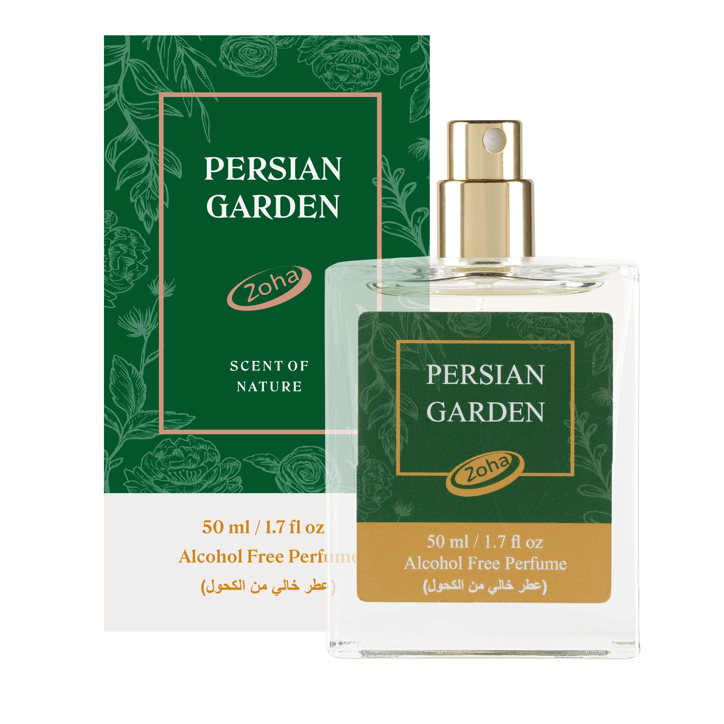 Buy Zoha Persian GardenSpray Perfume for Women and Men Alcohol Free & Essential Oil Based