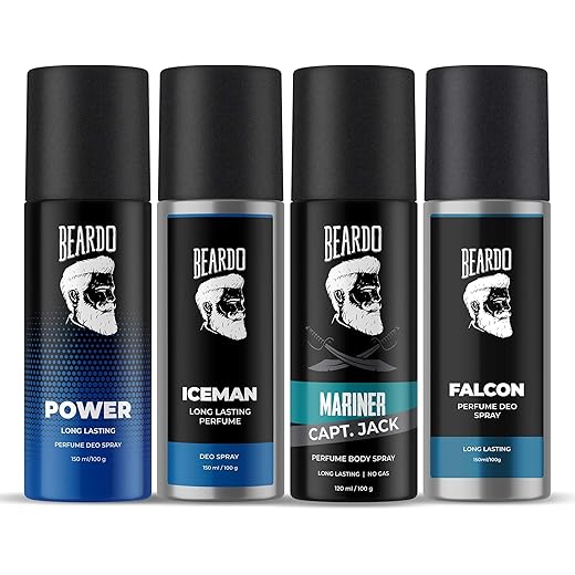 Beardo Power Deodorant Set - Long Lasting Cologne