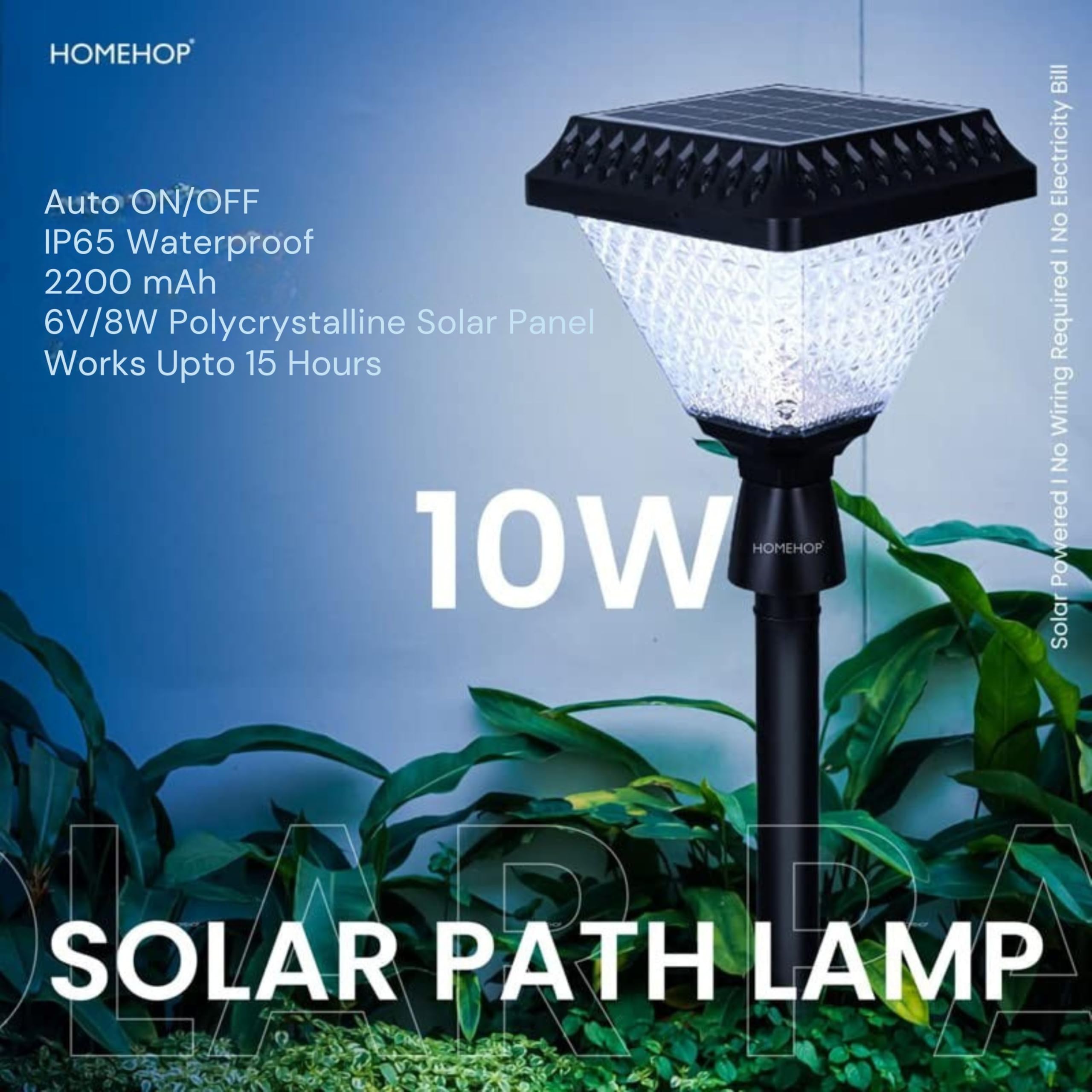 Homehop Solar Path Lights - Waterproof Garden Lamp -2 Homehop Solar Path Lights - Waterproof Garden Lamp -2