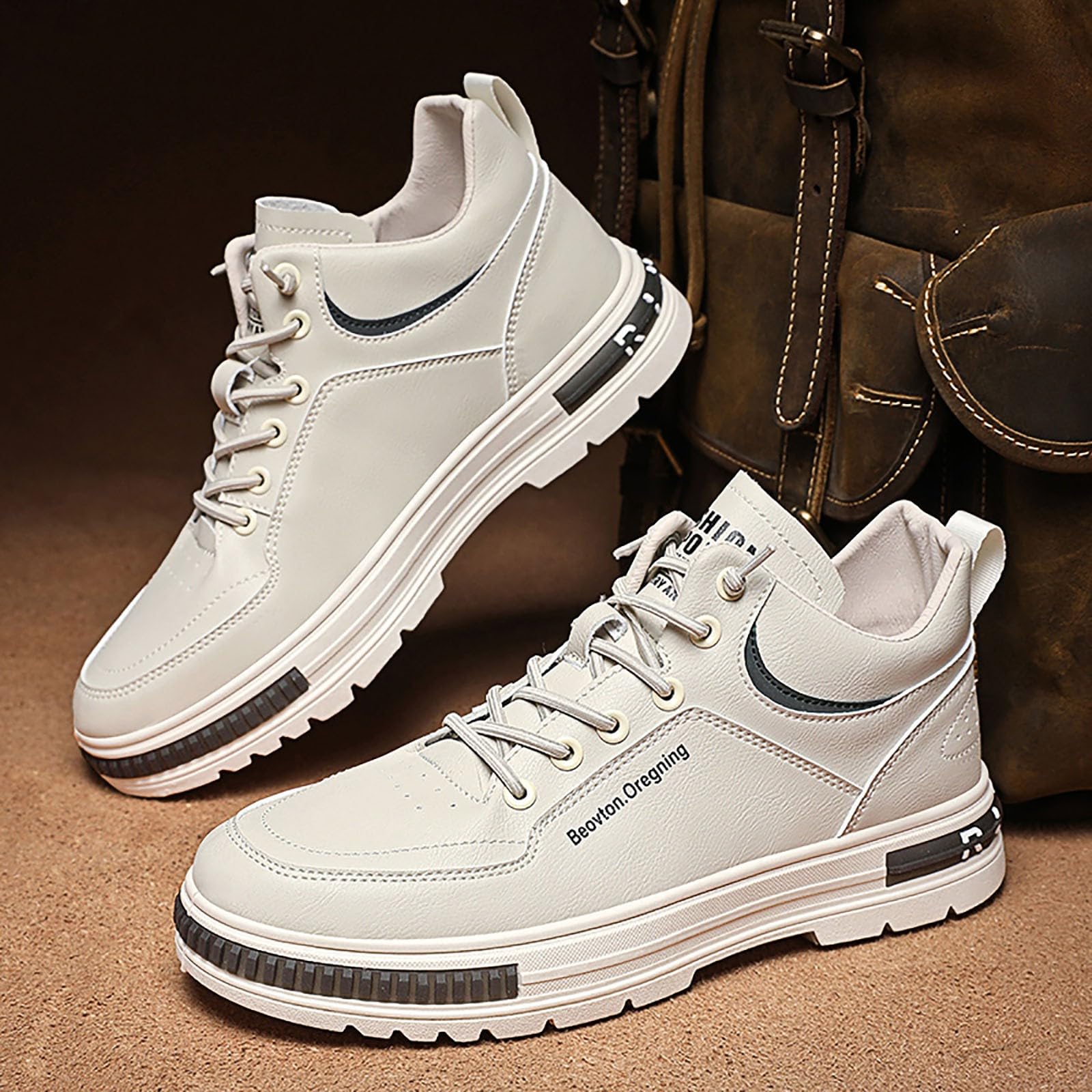 Freizeitschuhe Herren Leicht， Sommerschuhe Dicke Sohle Mit