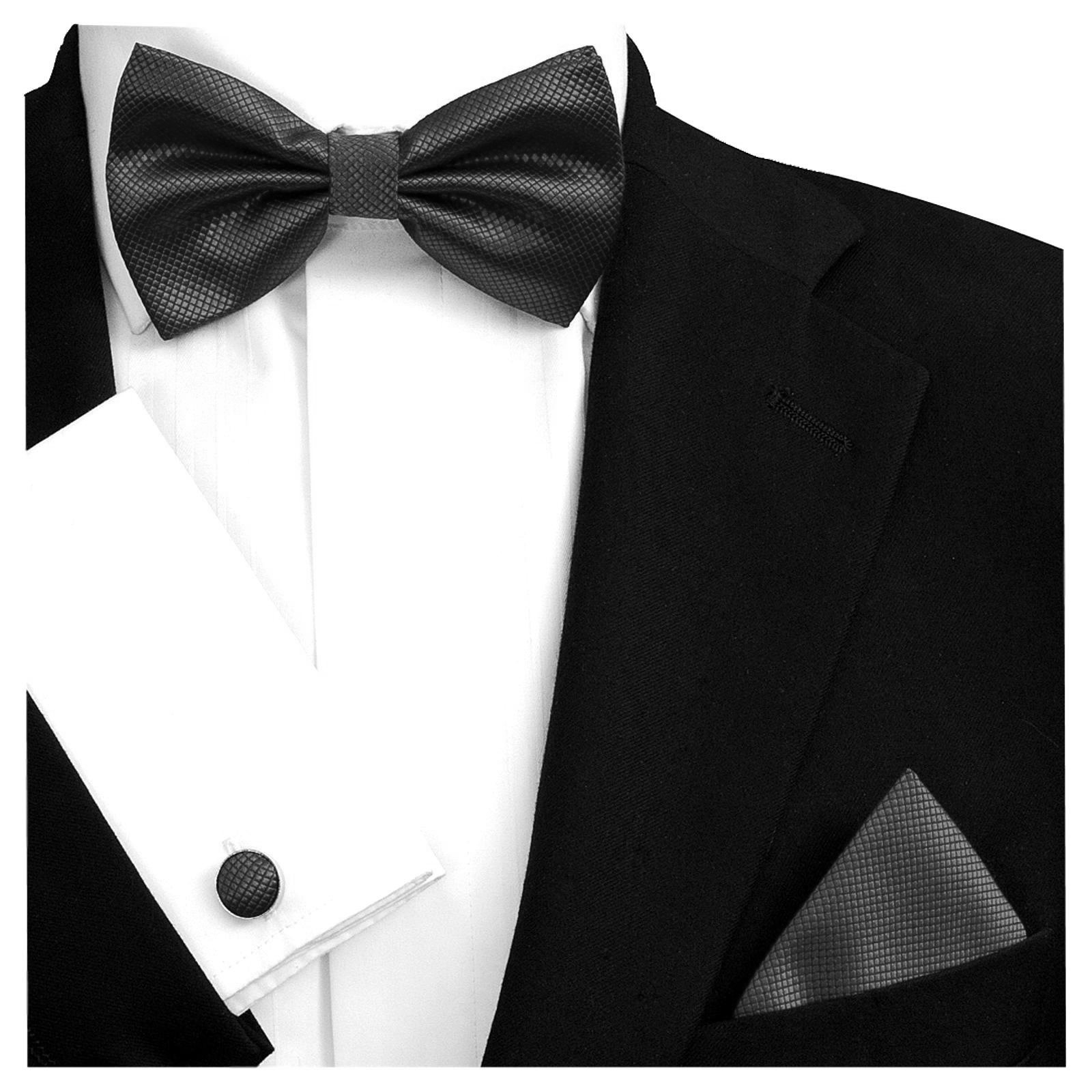 Men's Bow Tie Black Black