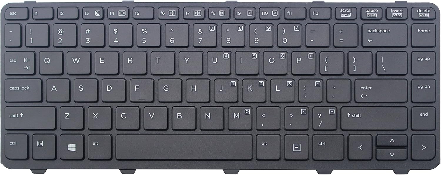 HP 721520001 Keyboard assembly Fullsized, spill