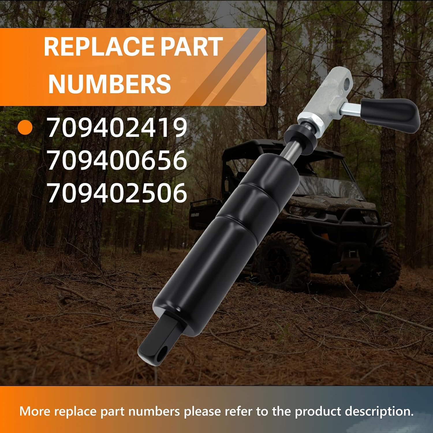 709402506 709402419 709400656 Steering Column Shock Cylinder Compatible with Can-Am Commander 700 800 1000 Defender HD5 HD7 HD9 HD10 Maverick 1000R X3 Turbo Trail 700 1000