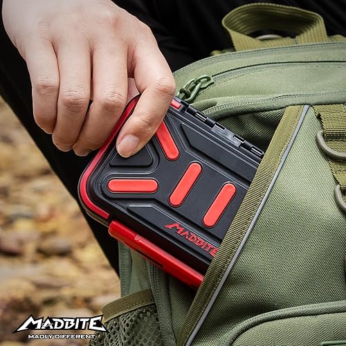 Miniatura 9 de MadBite by KastKing 182/265/400pcs Compact Fishing Tackle Kit - All-in-One Freshwater Hooks, Weights, Bobbers in Tackle Box, Fishing Gear Set for