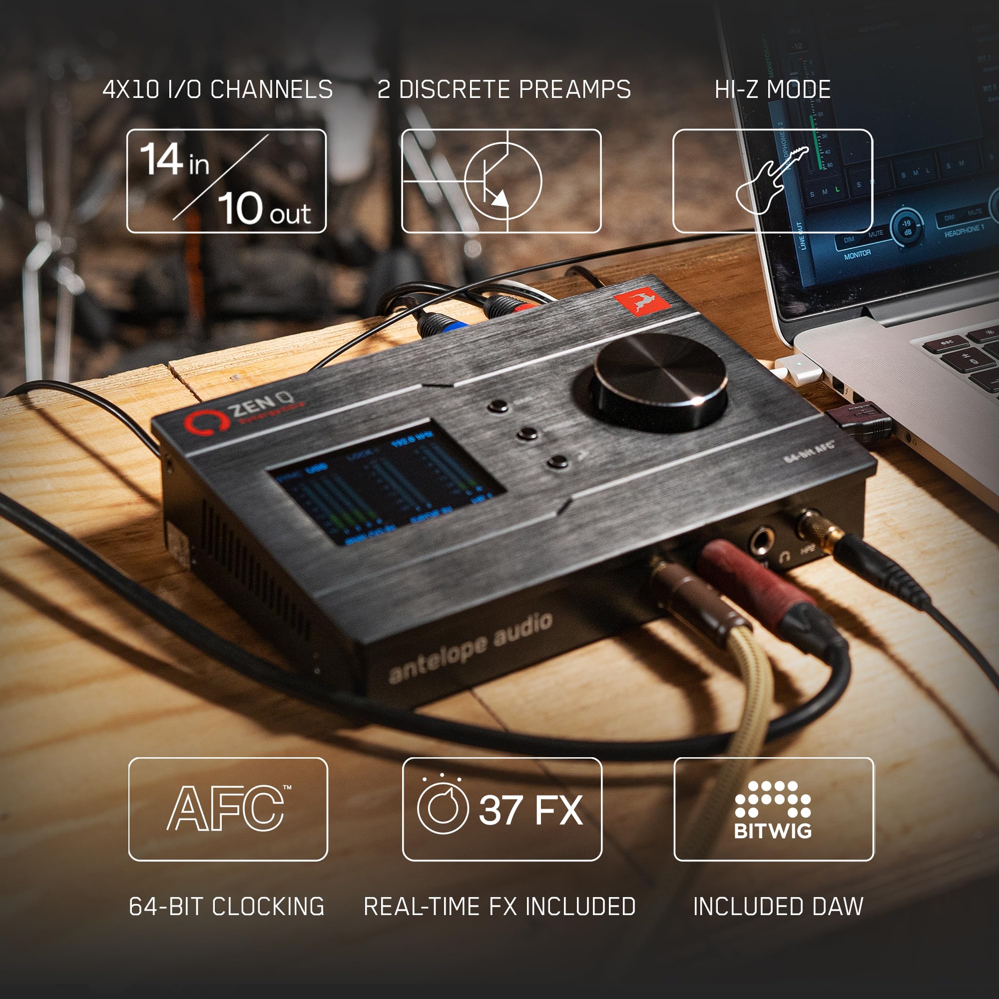 Amazon.com: Antelope Audio Zen Q Synergy Core Audio Interface