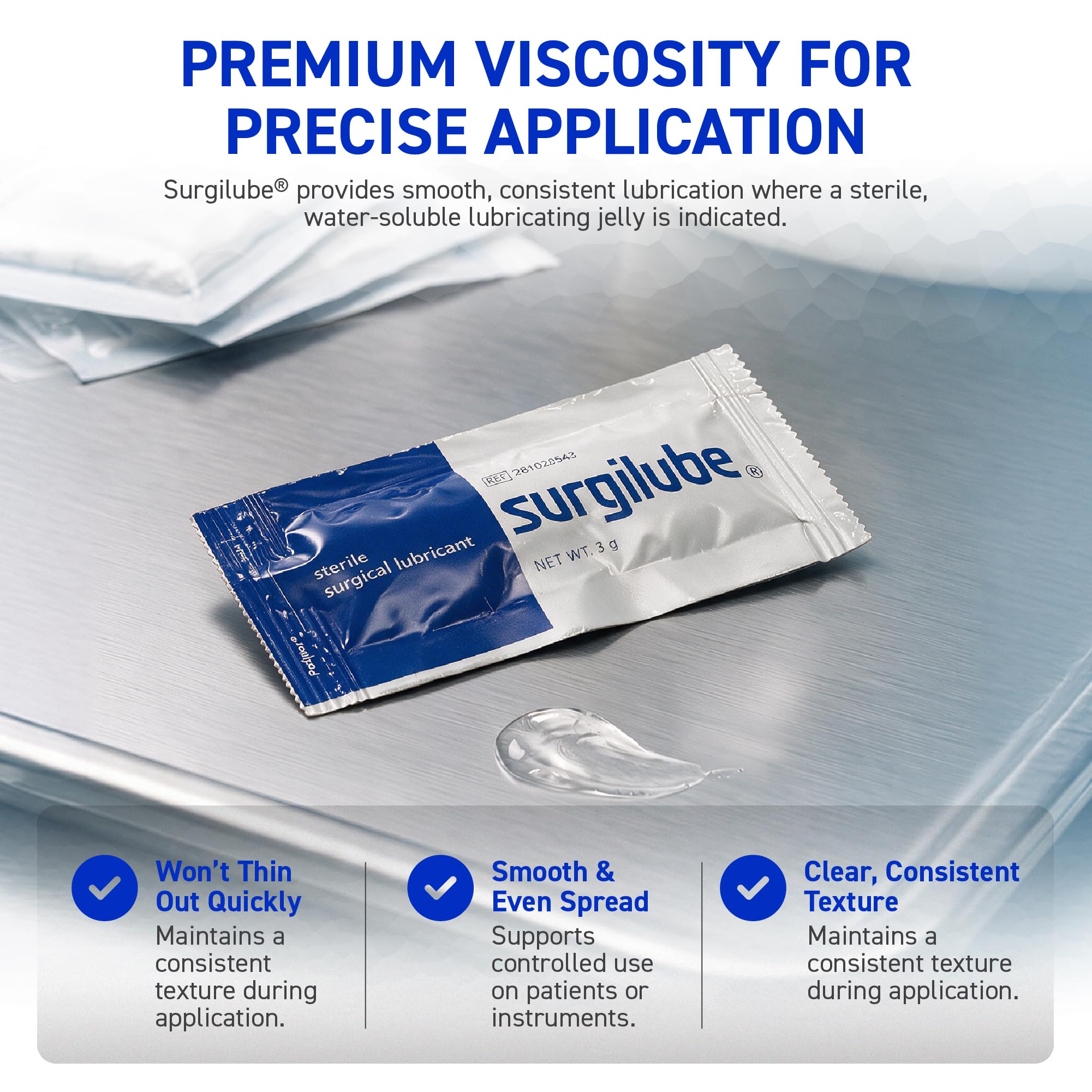 Surgilube Sterile Lubricant - Carbomer Free -4 Surgilube Sterile Lubricant - Carbomer Free -4
