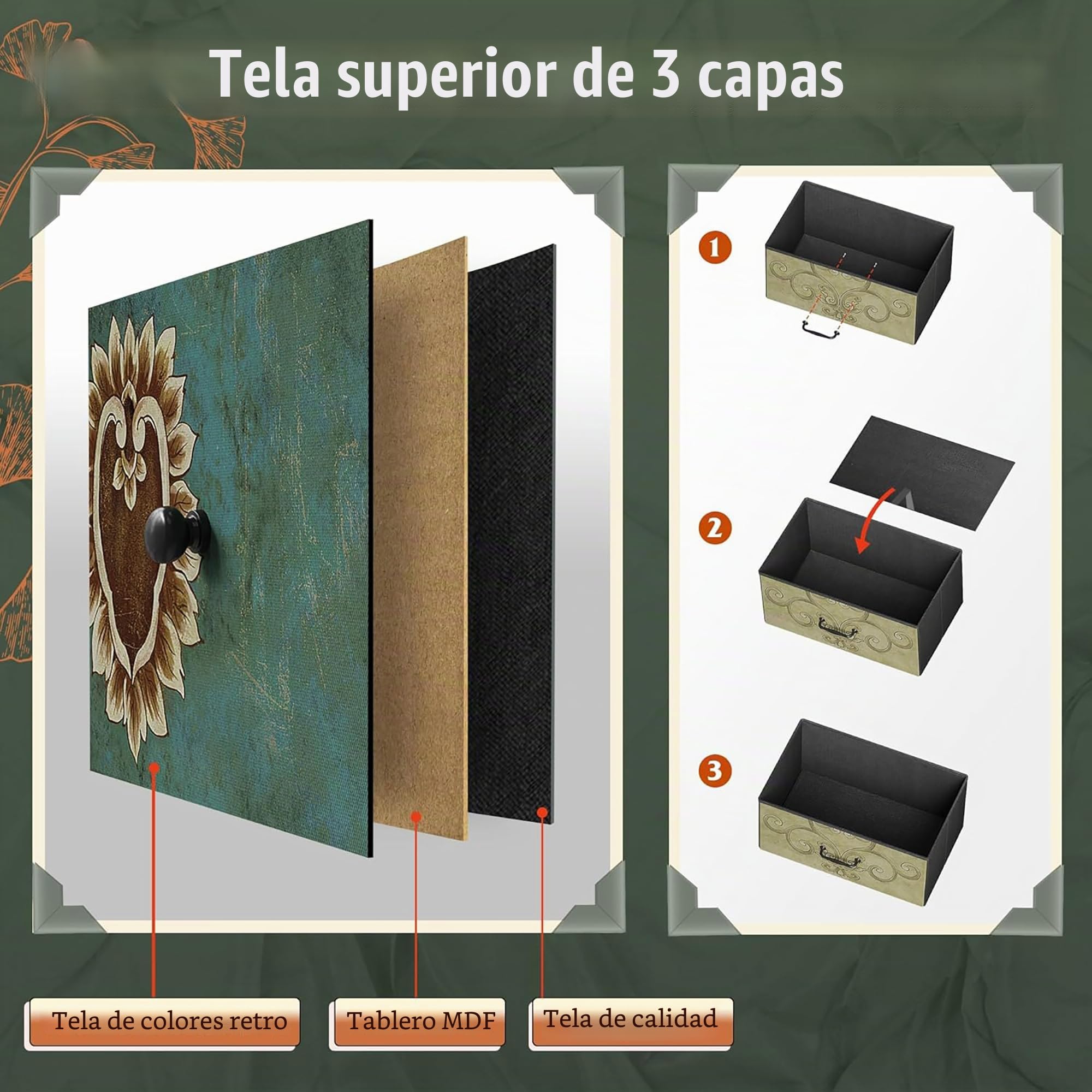 Mueble TV de 108 cm, mueble de TV industrial con 4 cajones, mesa TV, salón, muebles, tele LED, madera, banco de TV, tela, cajones, marco de acero, mueble de almacenamiento industrial dormitorio (4