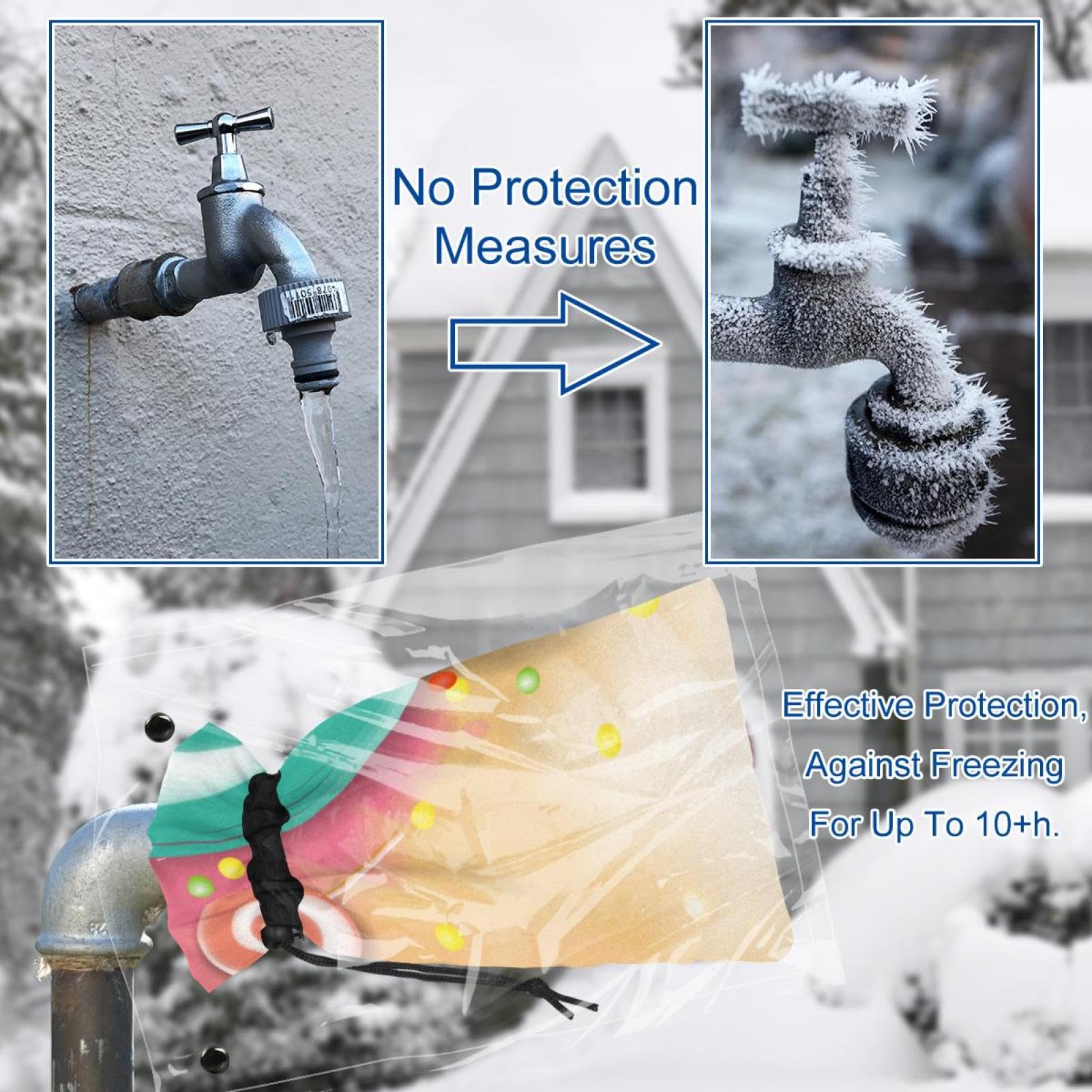 Per Esterni Antigelo Protezione Invernale Coperchio Del Rubinetto Invernale Allaperto Copri