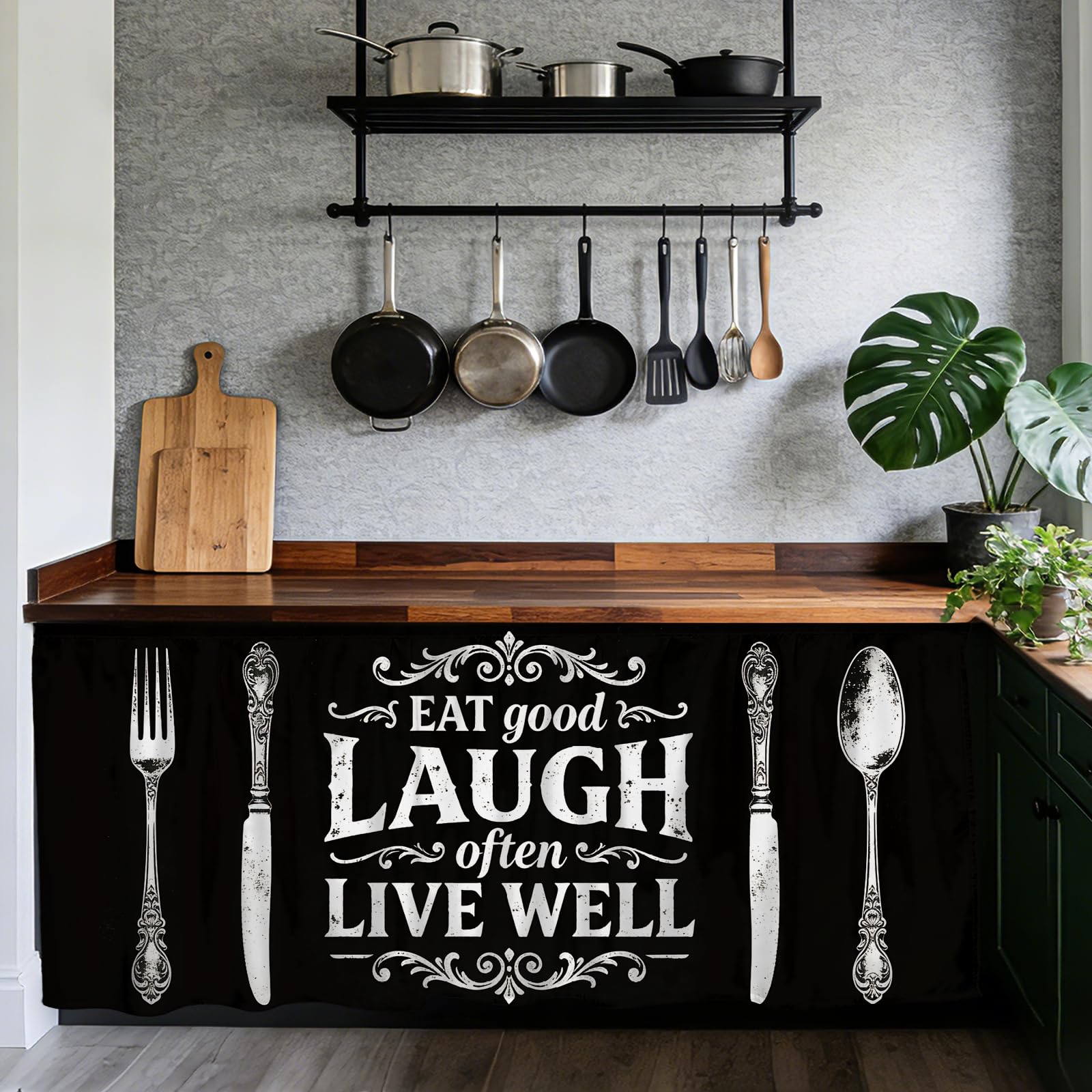 Rideaux de placard de 130 cm pour sublimer votre buanderie et cuisine