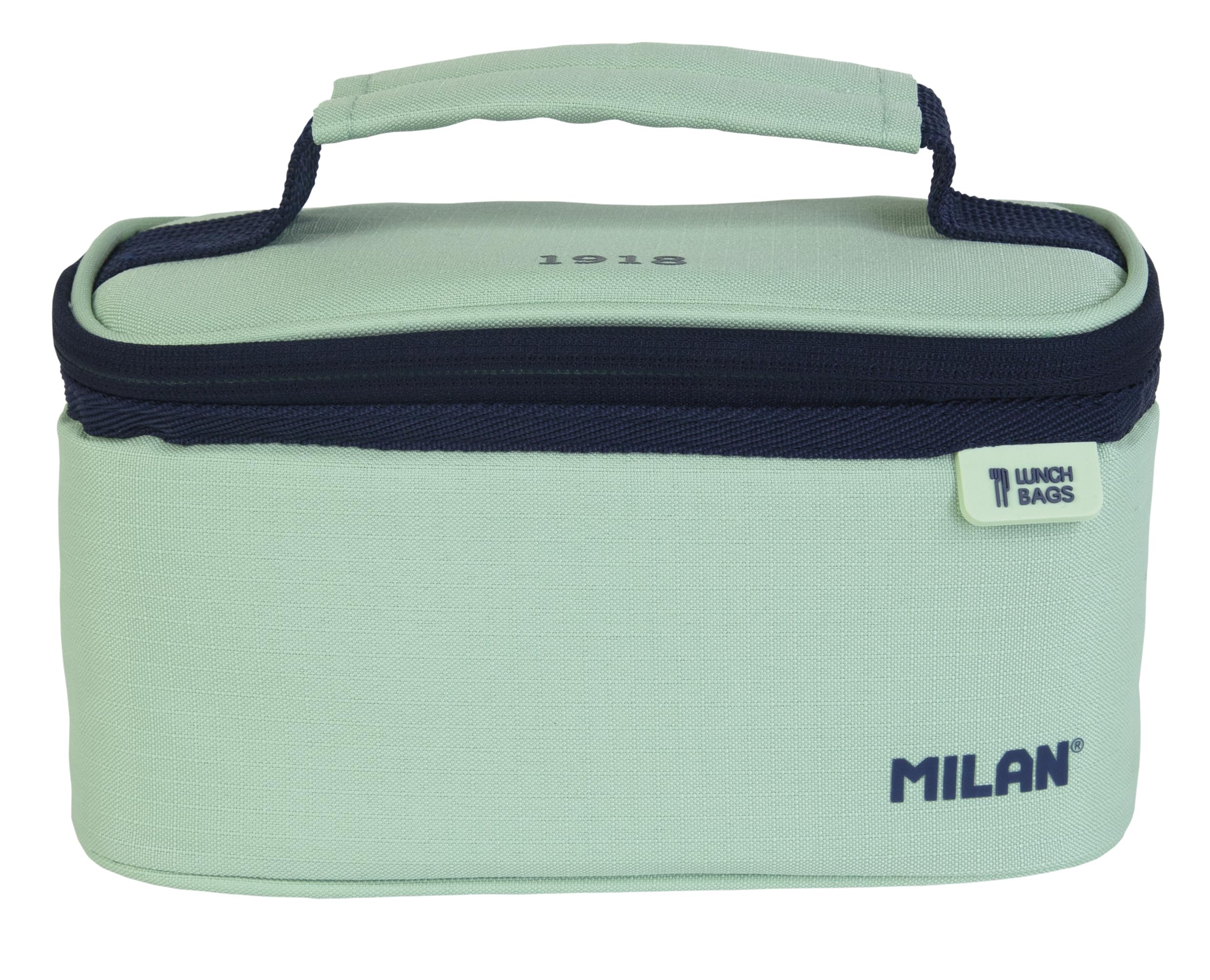 MILAN 08805SNCGR Small Isothermal Food Carrier Bag with 1 Container (1.5L) 1918 Series, Green, Multicoloured, 0