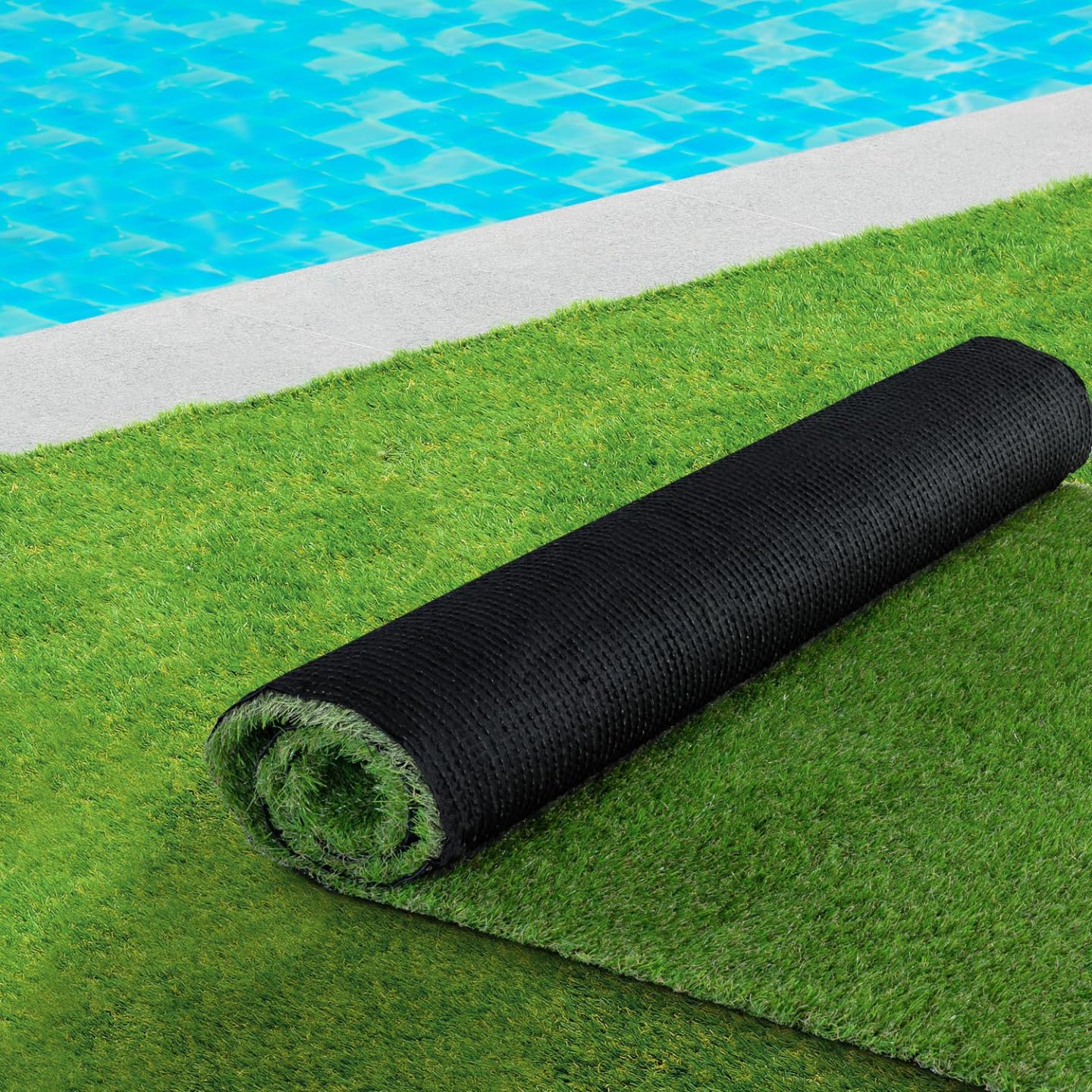 IDMarket - Gazon synthétique artificiel 1x10 M 30 mm d'épaisseur pour jardin et balcon