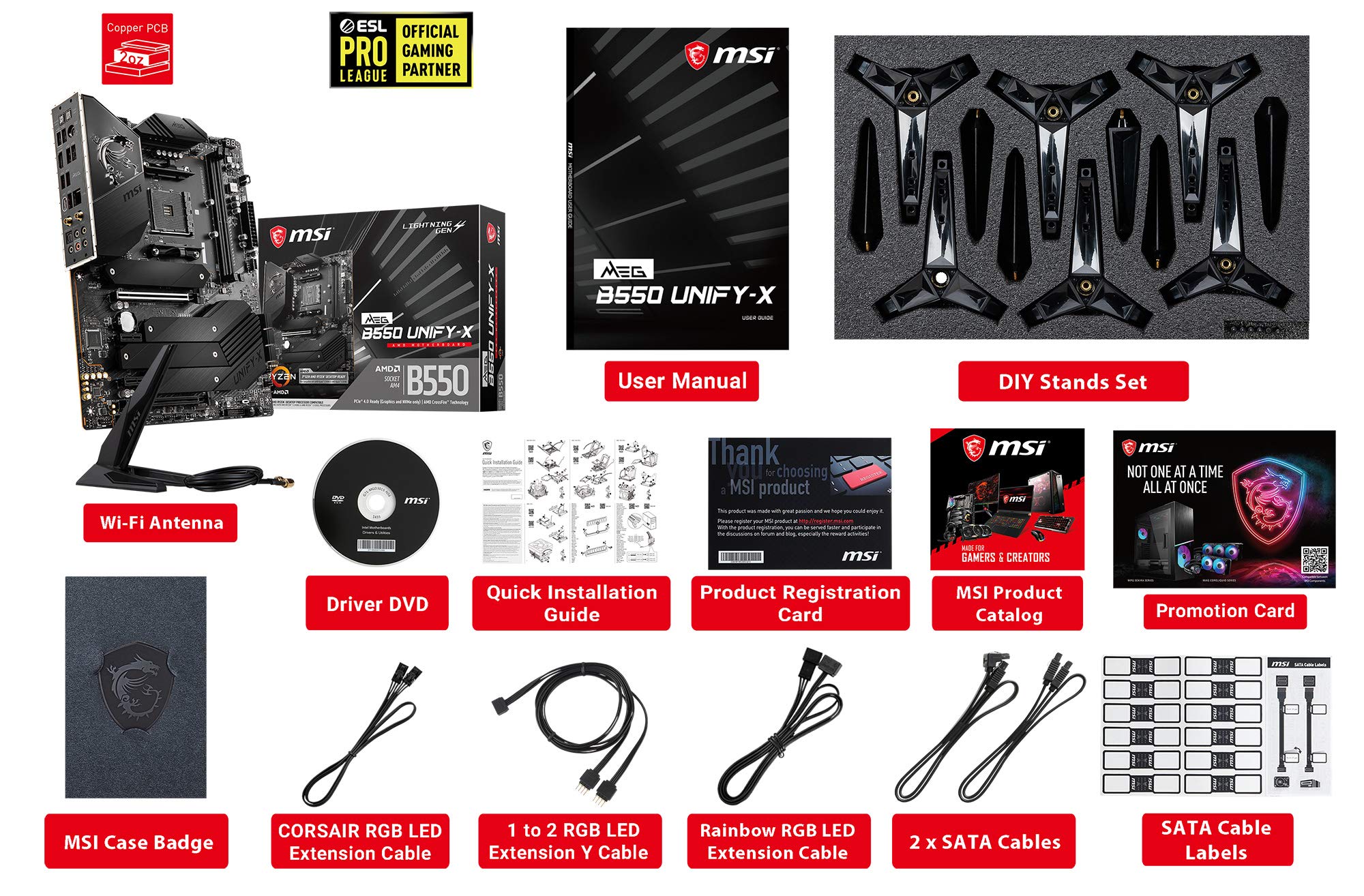 【値下げ可能】MSI MEG B550 UNIFY-X MSI MPG B550 UNIFY-X AMD AM4 DDR4 CF M.2 USB 3.2 Gen 2 Wi-Fi