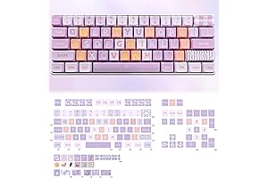 Stella Lou Purple RABIT XDA Profile Cute Keycaps