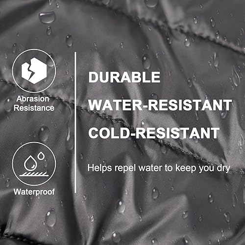 Miniatura 3 de Tapasimme Gorro cálido de invierno para hombres y mujeres, saco de dormir resistente al viento, para acampar al aire libre, gorra impermeable para