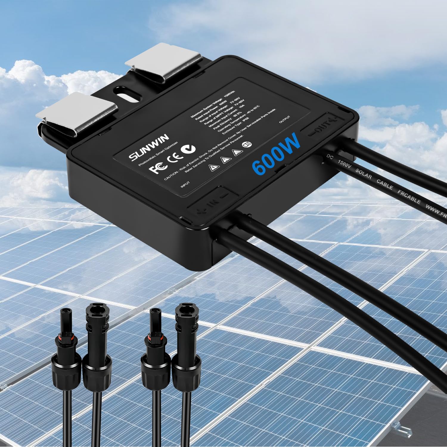 Ottimizzatore Pannelli Fotovoltaici DEWIN 600W MPPT - Aumenta L'Efficienza Solare Fino Al 25% - Foto 5