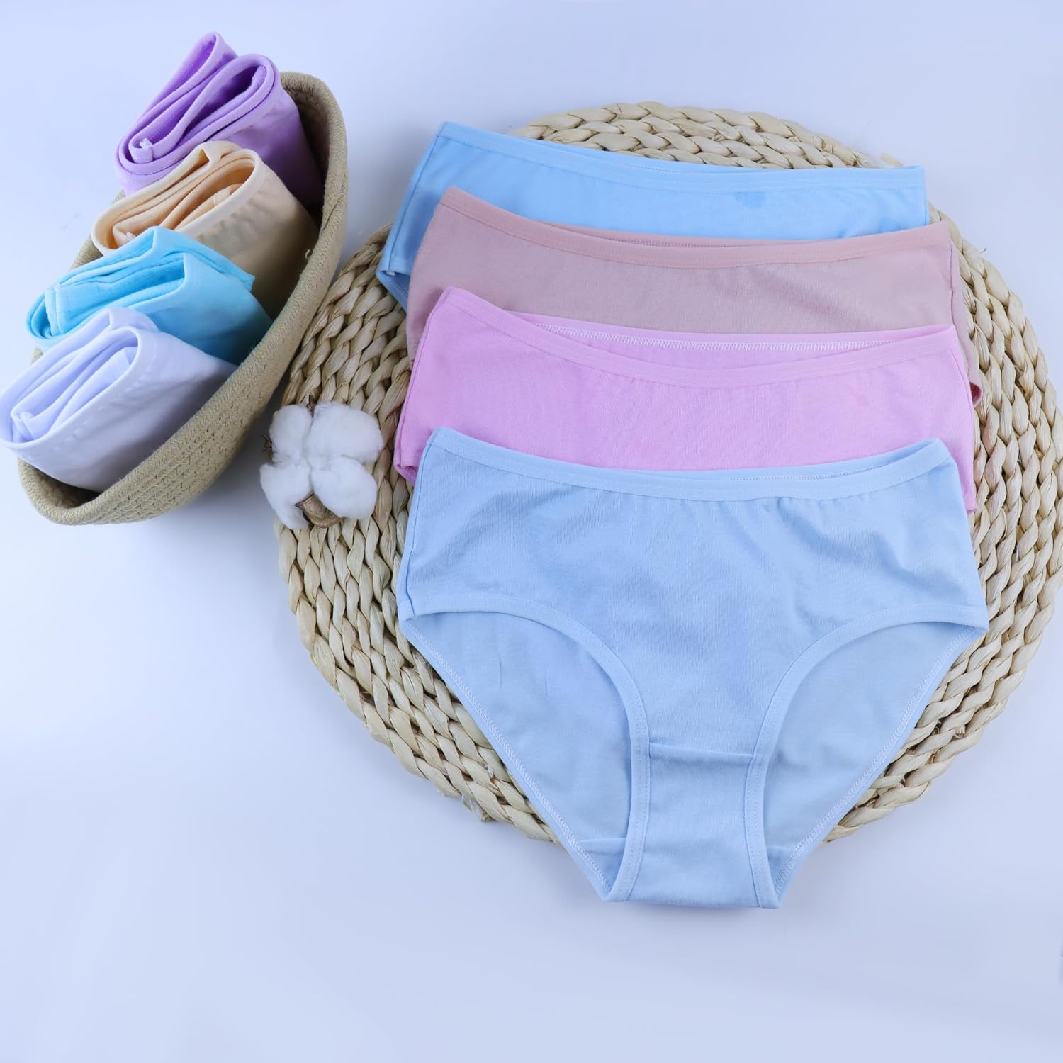 Girls Underwear Comfortable Panties for Teens Girls Briefs